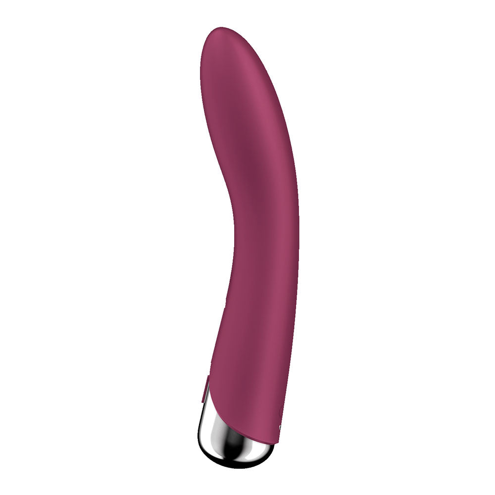 Satisfyer Spinning Vibe 1 - Red 17.8cm USB Rechargeable Rotating Vibrator