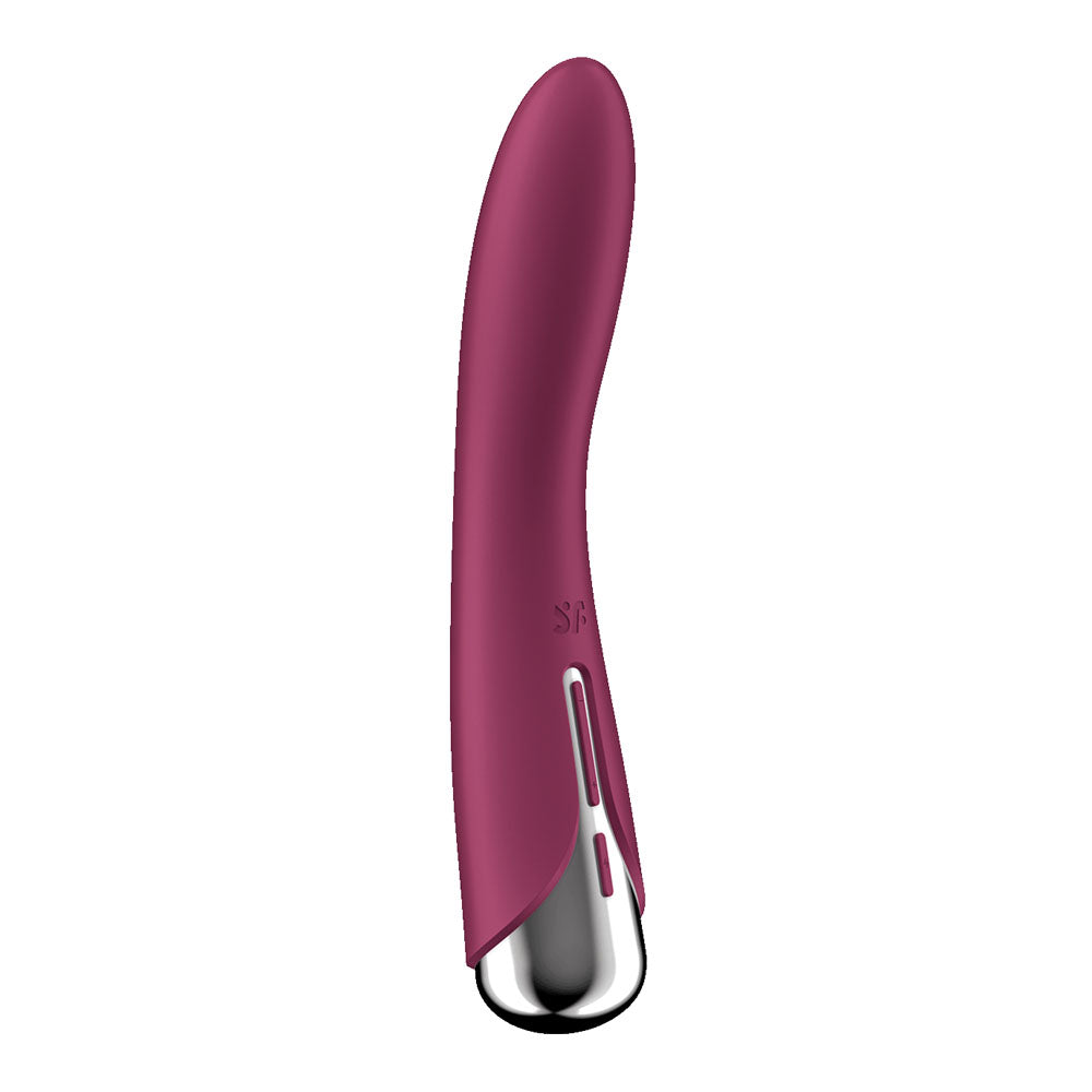 Satisfyer Spinning Vibe 1 - Red 17.8cm USB Rechargeable Rotating Vibrator