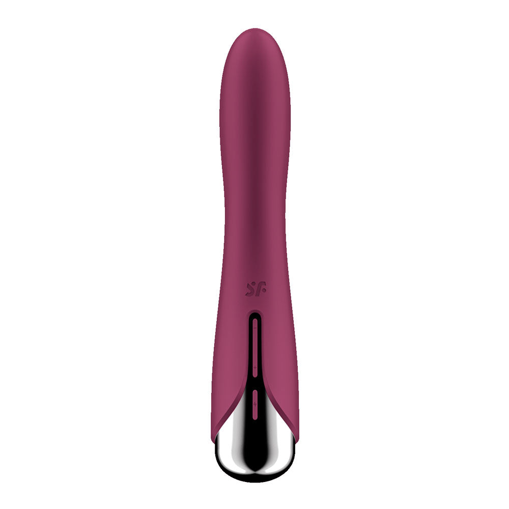 Satisfyer Spinning Vibe 1 - Red 17.8cm USB Rechargeable Rotating Vibrator