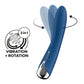 Satisfyer Spinning Vibe 1 - Blue 17.8cm USB Rechargeable Rotating Vibrator