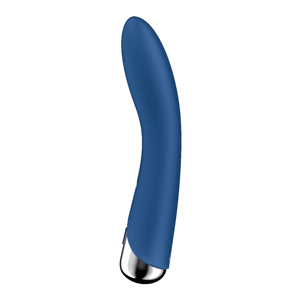 Satisfyer Spinning Vibe 1 - Blue 17.8cm USB Rechargeable Rotating Vibrator