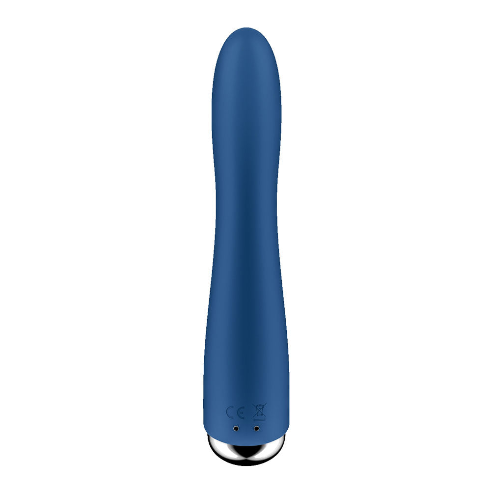 Satisfyer Spinning Vibe 1 - Blue 17.8cm USB Rechargeable Rotating Vibrator