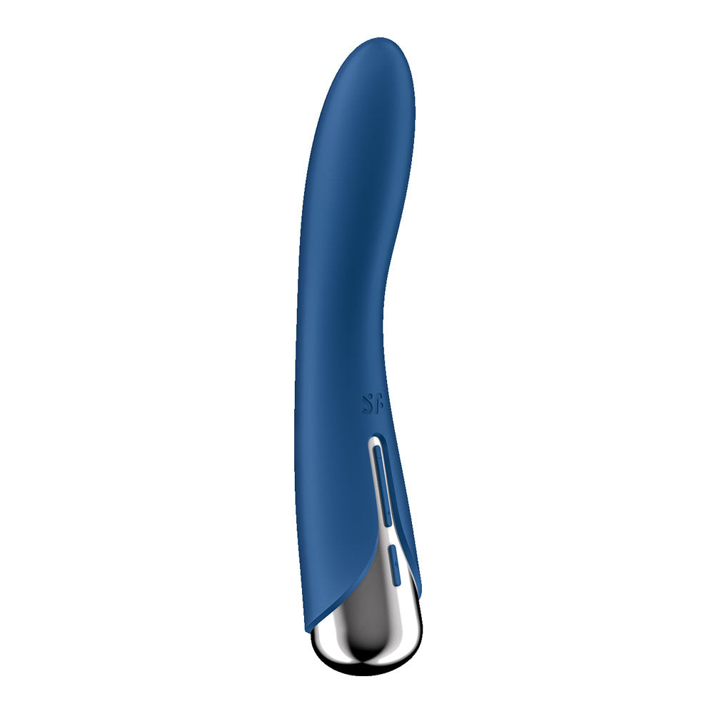 Satisfyer Spinning Vibe 1 - Blue 17.8cm USB Rechargeable Rotating Vibrator