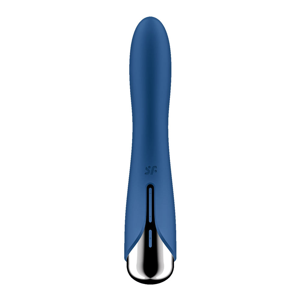 Satisfyer Spinning Vibe 1 - Blue 17.8cm USB Rechargeable Rotating Vibrator