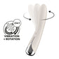 Satisfyer Spinning Vibe 1 - Beige 17.8cm USB Rechargeable Rotating Vibrator