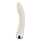 Satisfyer Spinning Vibe 1 - Beige 17.8cm USB Rechargeable Rotating Vibrator