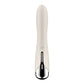 Satisfyer Spinning Vibe 1 - Beige 17.8cm USB Rechargeable Rotating Vibrator