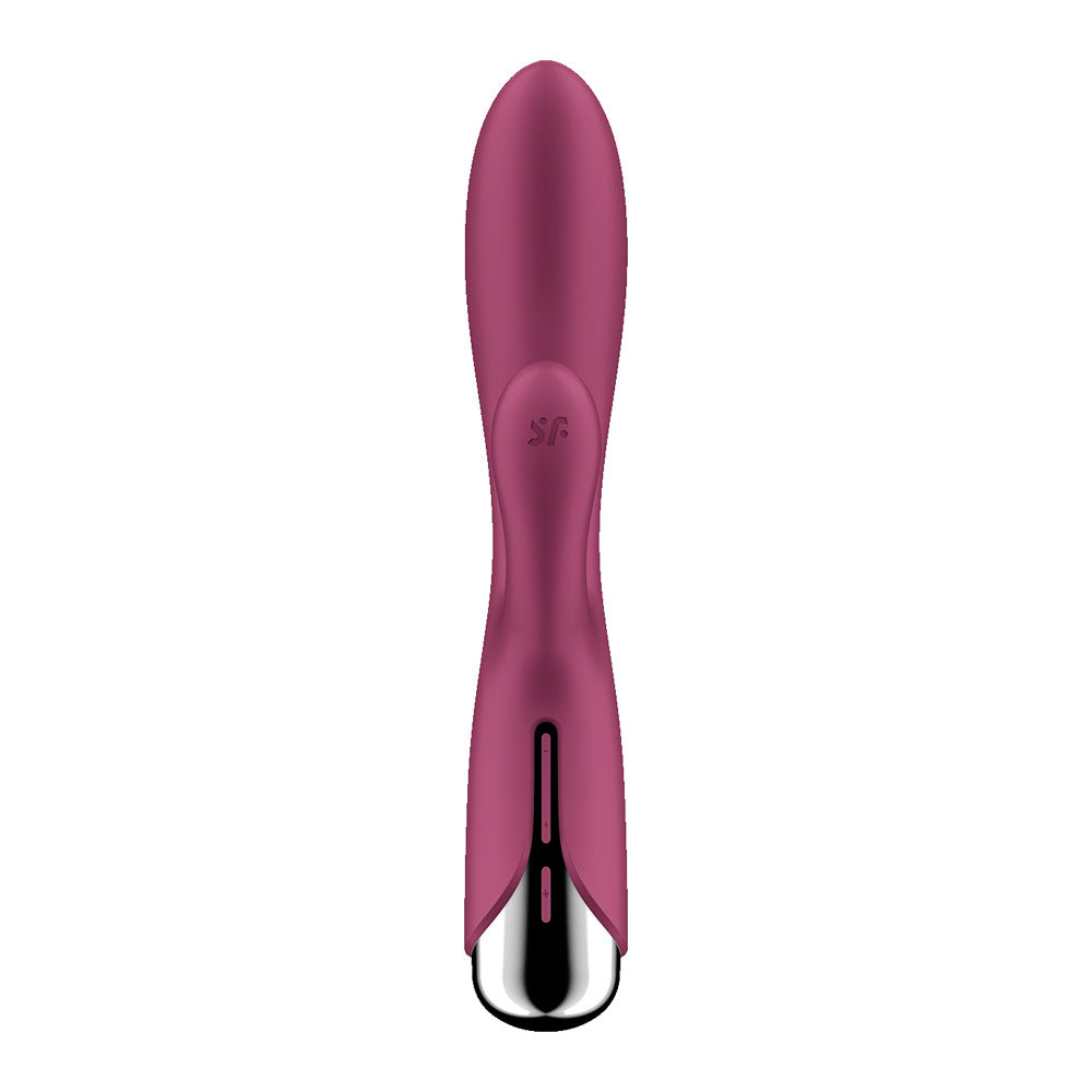 Satisfyer Spinning Rabbit 1 - Red 20cm USB Rechargeable Rotating Rabbit Vibrator