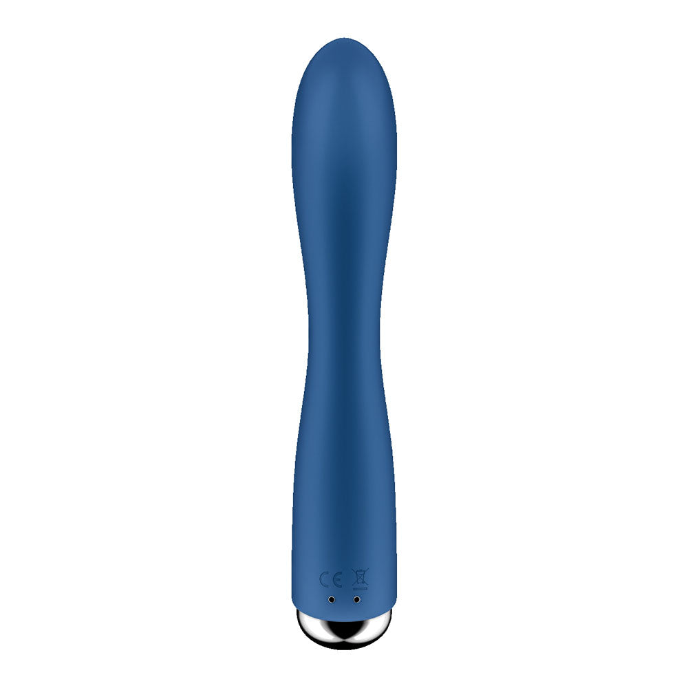 Satisfyer Spinning Rabbit 1 - Blue 20cm USB Rechargeable Rotating Rabbit Vibrator