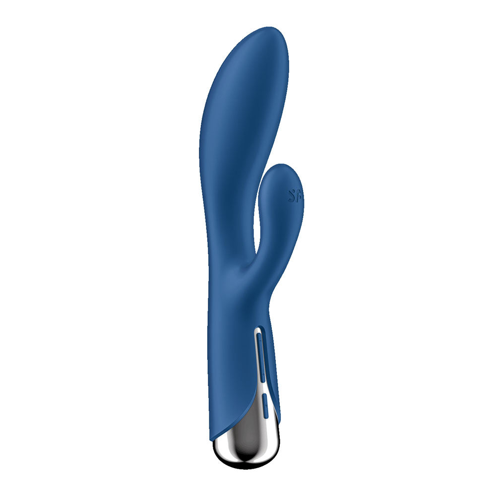 Satisfyer Spinning Rabbit 1 - Blue 20cm USB Rechargeable Rotating Rabbit Vibrator