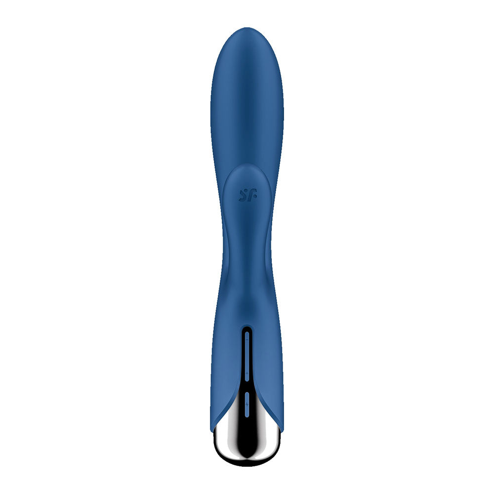 Satisfyer Spinning Rabbit 1 - Blue 20cm USB Rechargeable Rotating Rabbit Vibrator