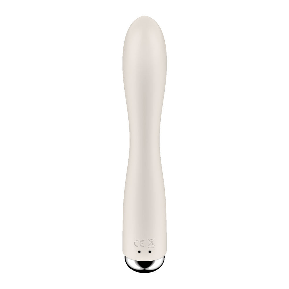 Satisfyer Spinning Rabbit 1 - Beige 20cm USB Rechargeable Rotating Rabbit Vibrator