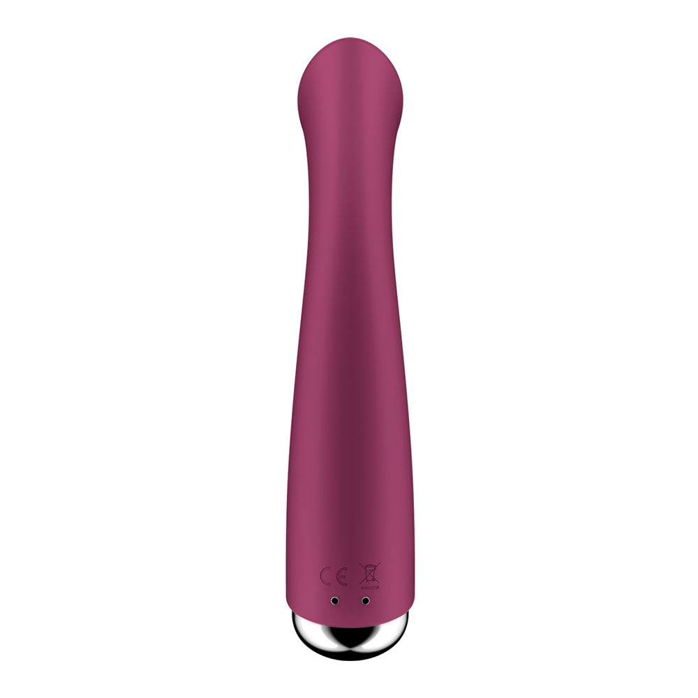 Satisfyer Spinning G-Spot 1 - Red 16.5cm USB Rechargeable Rotating Vibrator