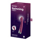 Satisfyer Spinning G-Spot 1 - Red 16.5cm USB Rechargeable Rotating Vibrator