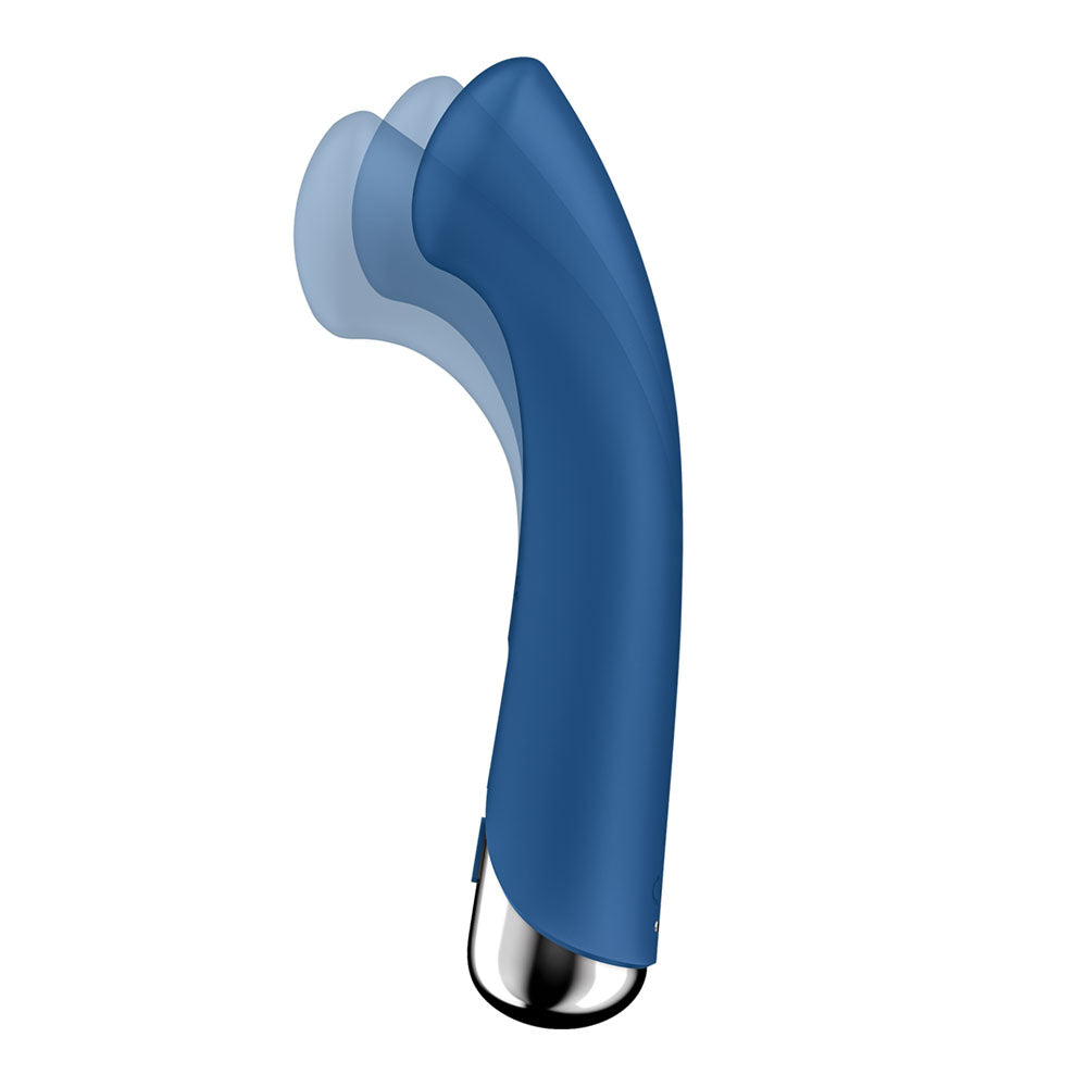 Satisfyer Spinning G-Spot 1 - Blue 16.5cm USB Rechargeable Rotating Vibrator