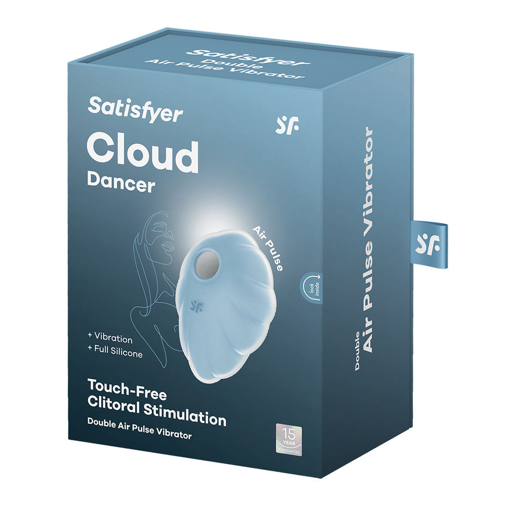 Satisfyer Cloud Dancer Air Pulse + Vibrator Blue