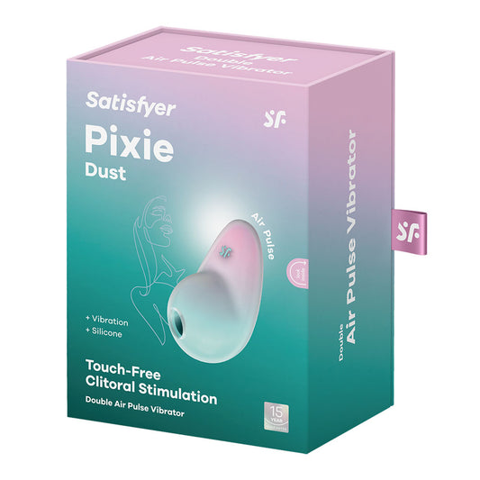 Satisfyer Pixie Dust Air Pulse + Vibrator Mint/Pink