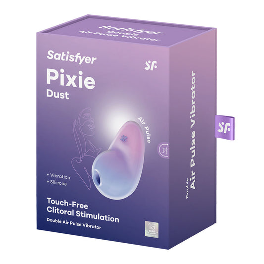 Satisfyer Pixie Dust Air Pulse + Vibrator Violet/Pink