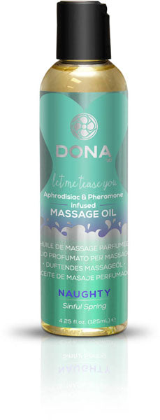 JO DONA Massage Lotion Naughty Aroma: Sinful Spring 4oz/125ml