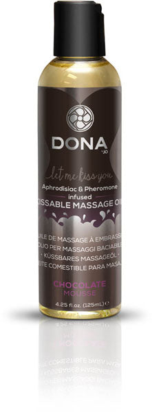 JO DONA Dona Kissable Massage Oil Chocolate Mousse 4.25oz/125ml