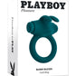 Playboy Pleasure BUNNY BUZZER Green USB Rechargeable Vibrating Cock Ring