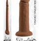 Evolved 6" VIBRATING DONG DARK Brown 15.2cm USB Rechargeable Vibrating Dildo