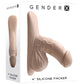 Gender X 4" SILICONE PACKER LIGHT Flesh 10cm Packer Dildo Dong