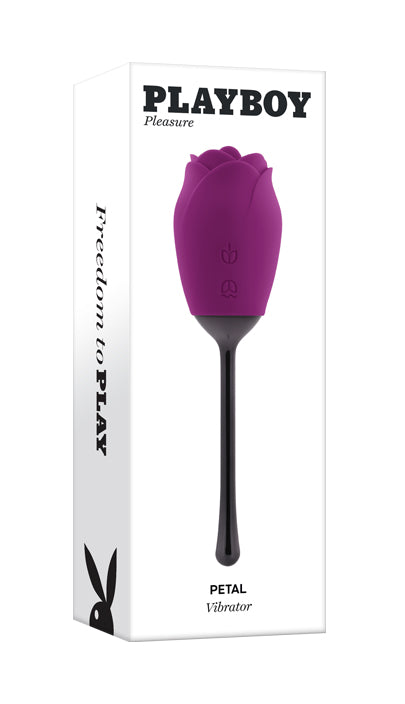 Playboy Pleasure PETAL Purple USB Rechargeable Flicking Stimulator