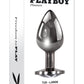 Playboy Pleasure TUX - Large Metal 9.6 cm Large Butt Plug