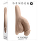 Gender X 4" PACKER - Light Flesh 10cm Packer