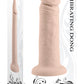 Evolved 6" VIBRATING DONG LIGHT Flesh 15.2cm USB Rechargeable Vibrating Dong