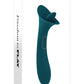 Playboy Pleasure TRUE INDULGENCE Teal 21.3cm Rechargeable Vibrator Flicking Tip