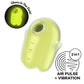 Satisfyer Glowing Ghost - Glow in Dark Yellow USB Rechargeable Air Pulse Stimulator