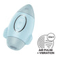 Satisfyer Mission Control - Blue USB Rechargeable Vibrating Air Pulse Stimulator