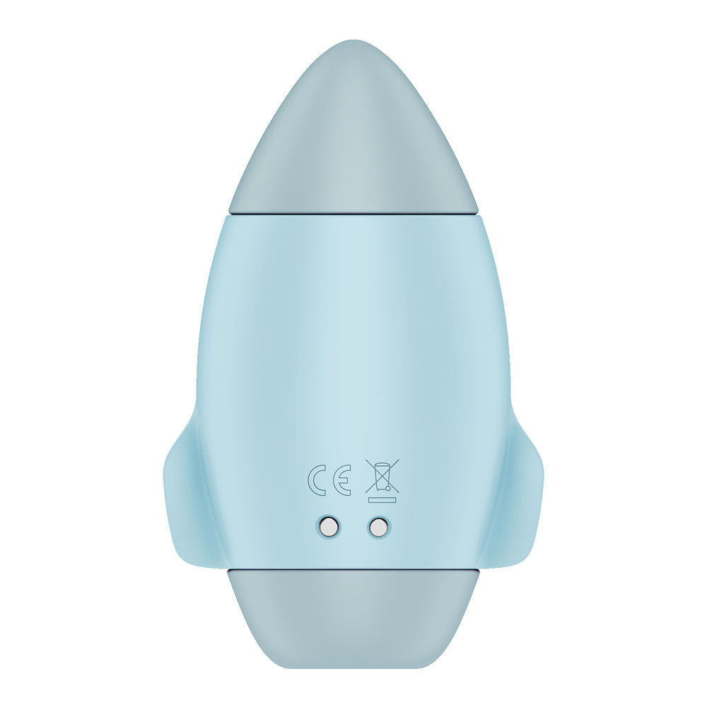 Satisfyer Mission Control - Blue USB Rechargeable Vibrating Air Pulse Stimulator