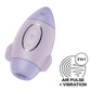 Satisfyer Mission Control - Violet USB Rechargeable Vibrating Air Pulse Stimulator