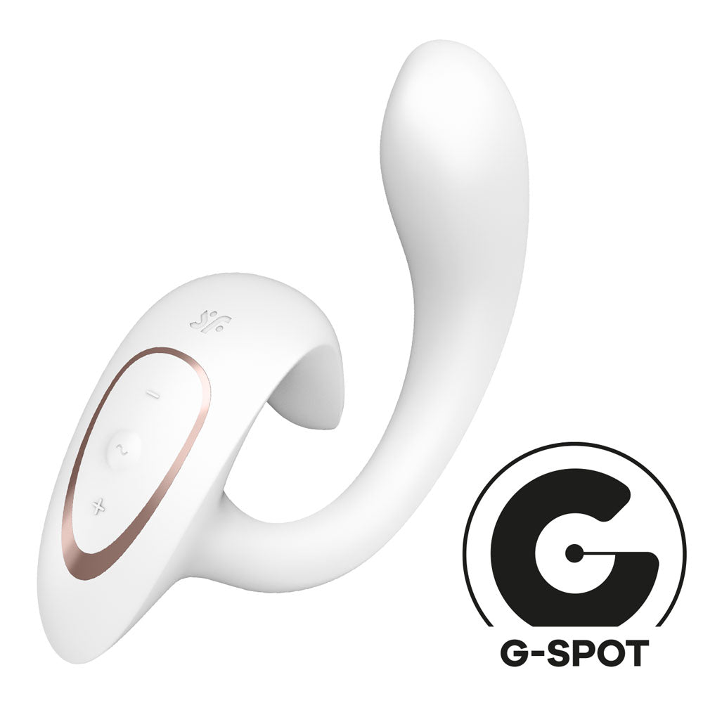 Satisfyer G For Goddess 1 White USB Rabbit Vibrator G-spot Clitoral Stimulator