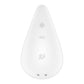 Satisfyer Dew Drop - White USB Rechargeable Stimulator Lay-on Vibrator