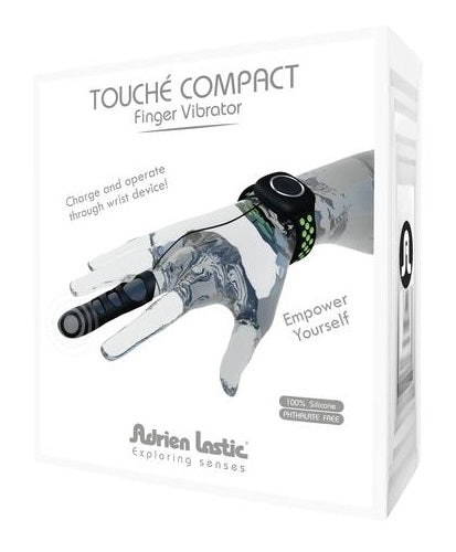 Adrien Lastic Touche Finger Vibrator Green-Black