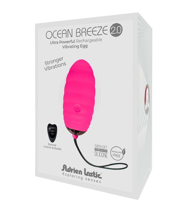 Adrien Lastic Ocean Breeze Rechargeable Bullet with Remote Pink 2.0