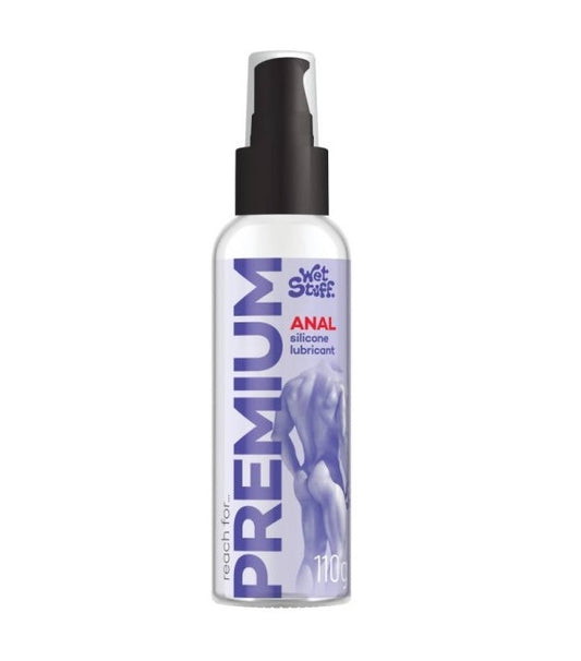 Wet Stuff Premium Anal Silicone Lubricant Pump Top 110g