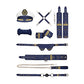 Shots Toys | Ouch! Sailor Bondage Kit - Blue Bondage Kit - 9 Piece Set