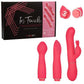 CalExotics In Touch Dynamic Trio Pink - Vibrator Set with 3 dynamic attachments