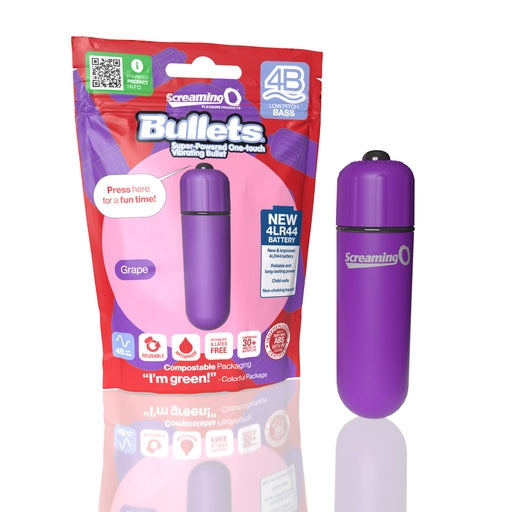 ScreamingO 4B Bullet Vibrator - Grape