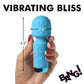 XR Brands | BANG! 10X Mini Silicone Wand Vibrator - Blue