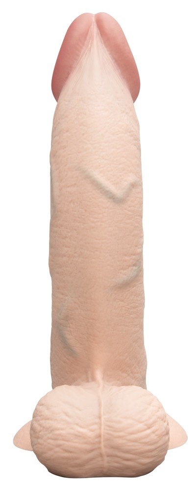 COTR | B-Vibe Slipskin Realistic Silicone Dildo - 10" Curved Cream