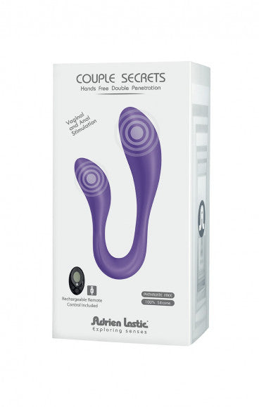 Adrien Lastic Couple Secrets II - Double Vibrator with Remote Control + App