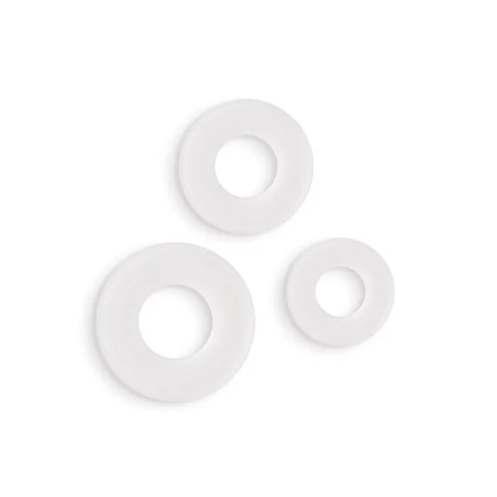 NS Novelties Firefly - 3pc Bubble Rings - Glow in Dark Cock Rings - Set of 3 Sizes