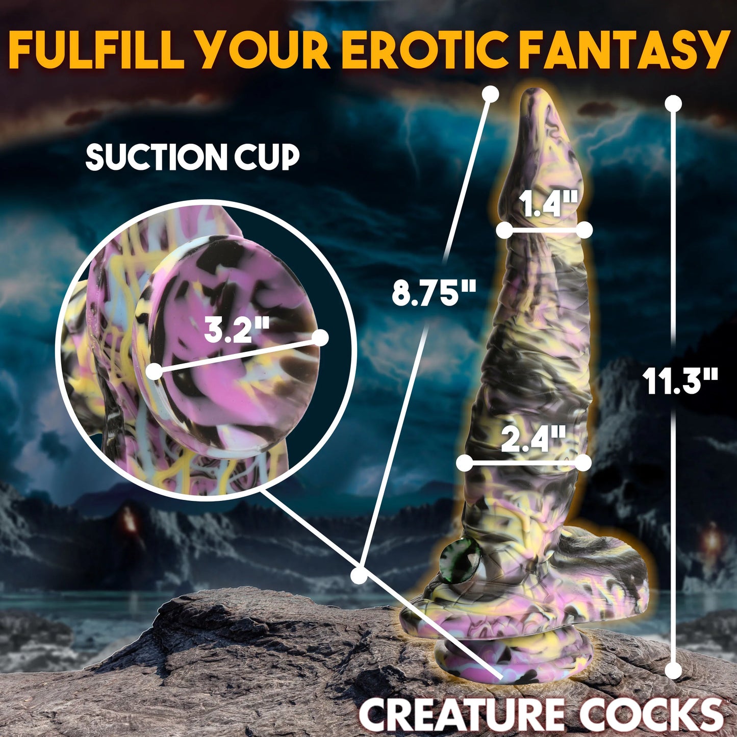 Creature Cocks Cyclops Monster Silicone Dildo