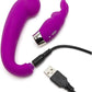 Love Honey Happy Rabbit Mini G-Spot Curve Vibe Purple